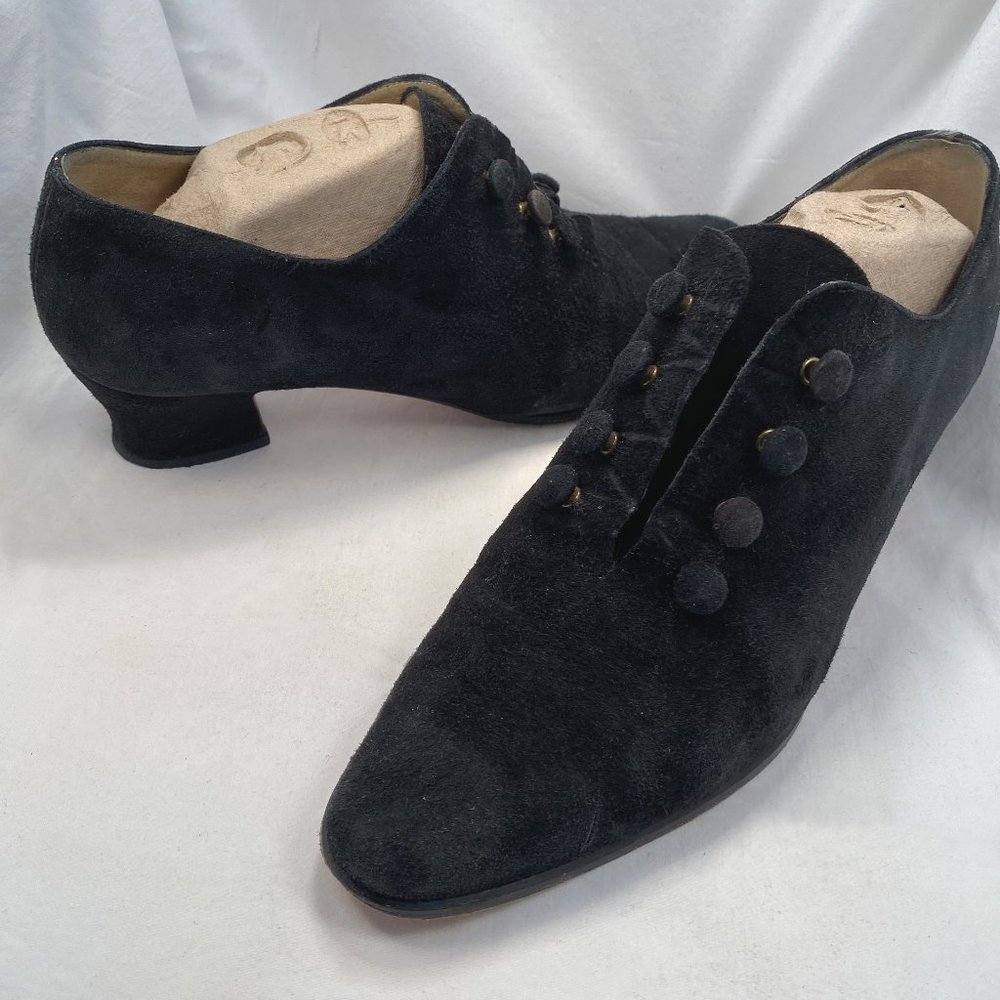 Black Suede Bootie